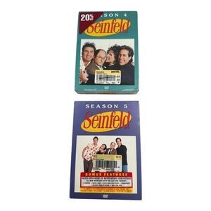 Seinfeld DVD Sets Seasons 4 and 5‎ New Sealed Comedy TV Show